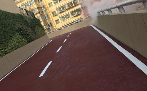 堆龙德庆彩色路面